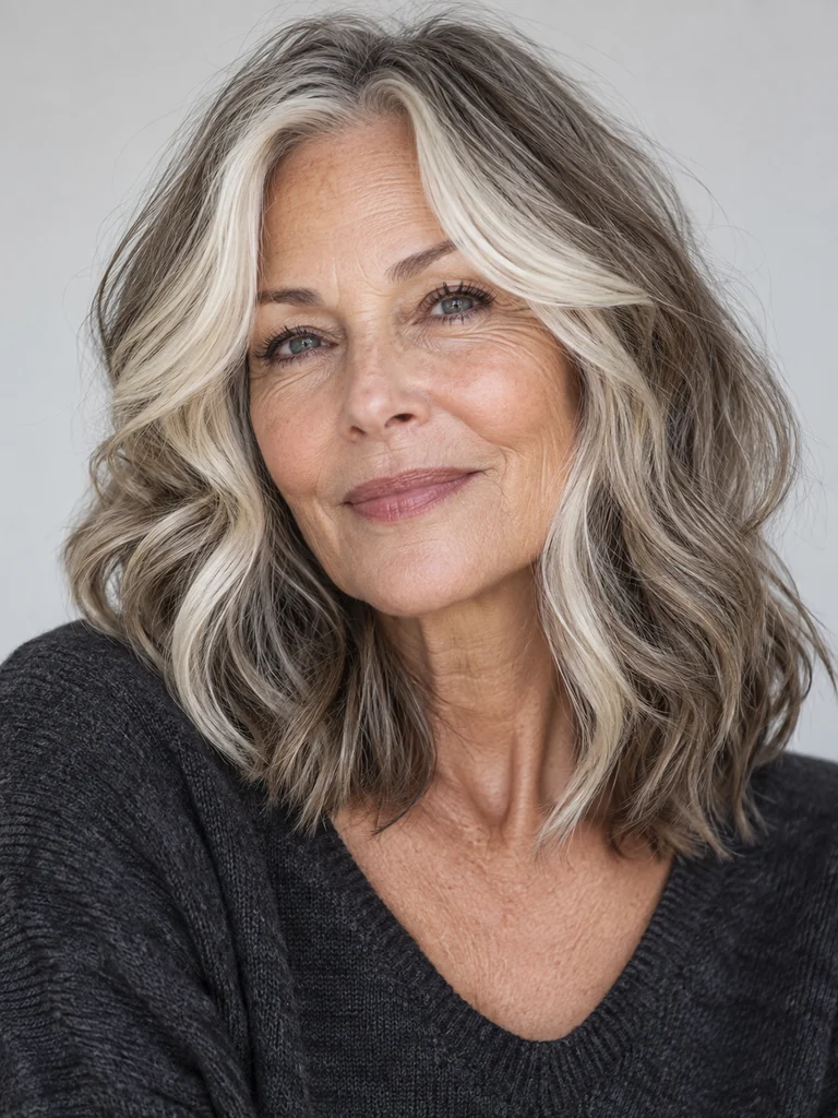 45 Best Hair Colors for Women Over 60 With Medium-Length Hair - image 31