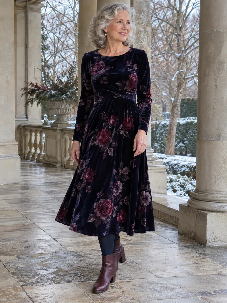 45 Warm Midi Dresses for Women Over 70 for Effortlessly Elegant Winter Style - image 31
