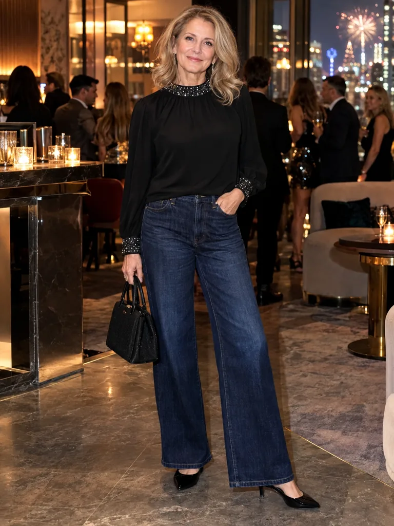 45 Classy and Comfortable New Years Outfit Ideas for Women Over 50 - image 32