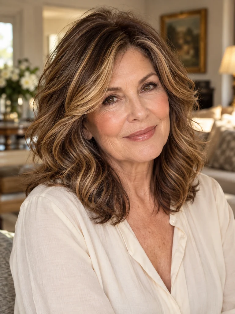 45 Best Hair Colors for Women Over 60 With Medium-Length Hair - image 32