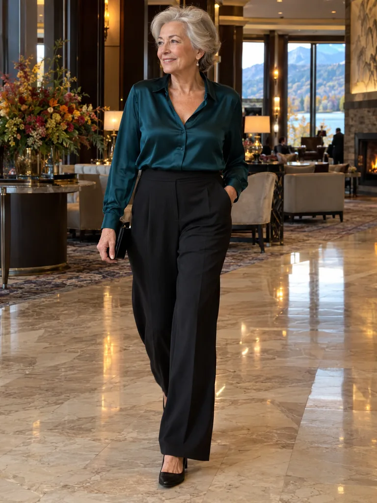 45 Chic Fall Travel Outfits for Women Over 60 for Effortless Autumn Style - image 32
