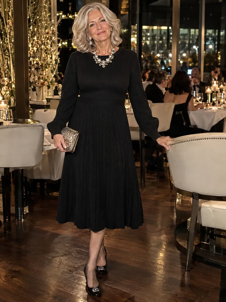 45 Classy and Comfortable New Years Outfit Ideas for Women Over 50 - image 33