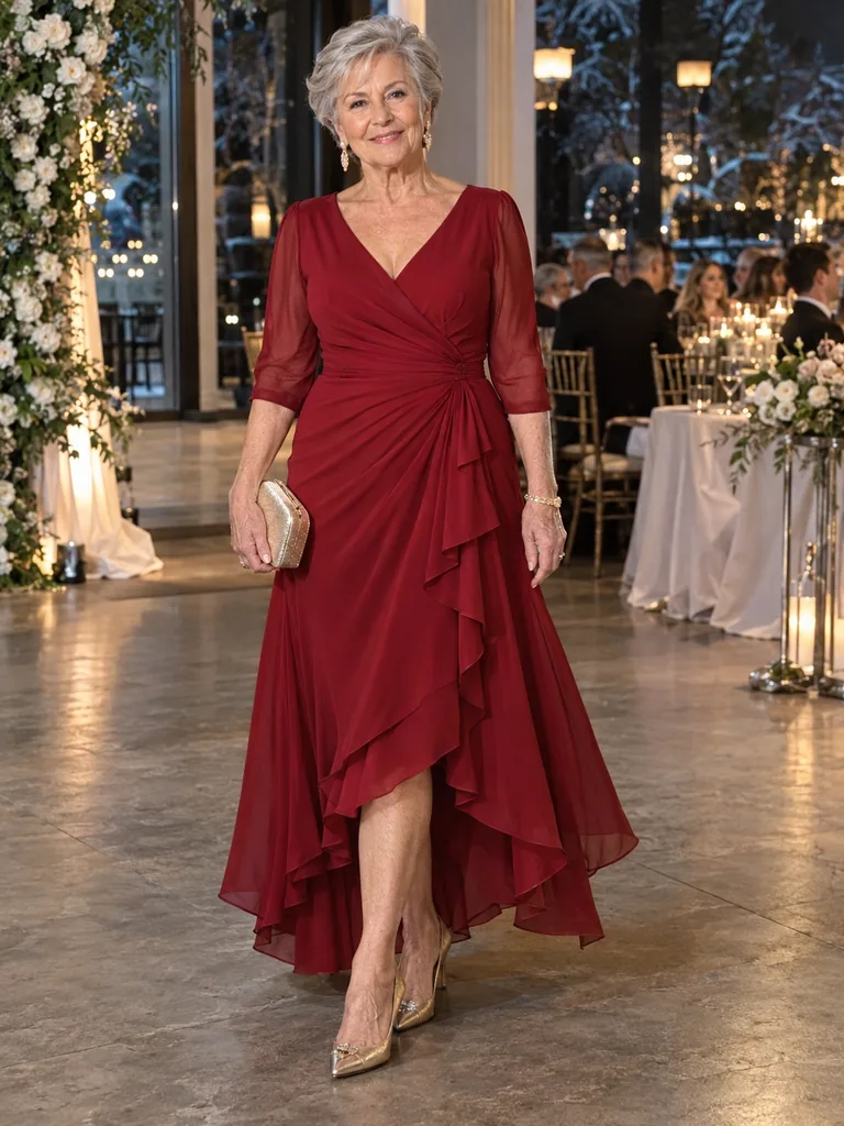 45 Classy Winter Wedding Dresses for Grandma to Look Beautiful - image 33