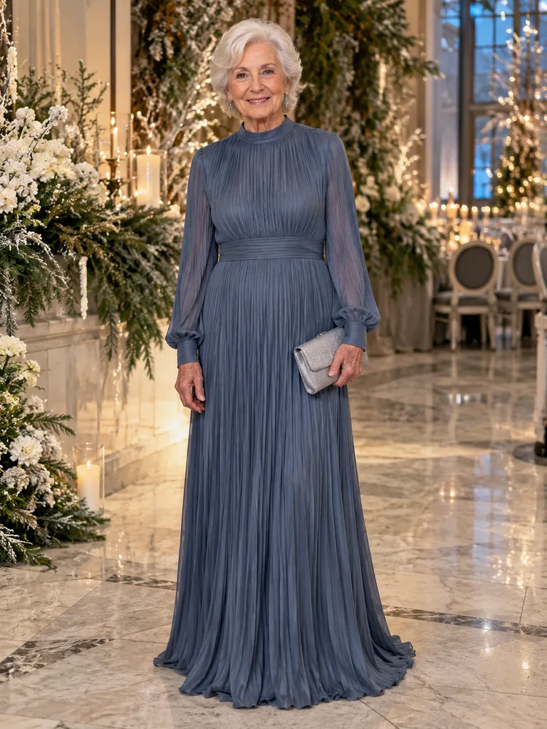 45 Classy Winter Wedding Dresses for Grandma to Look Beautiful - image 34
