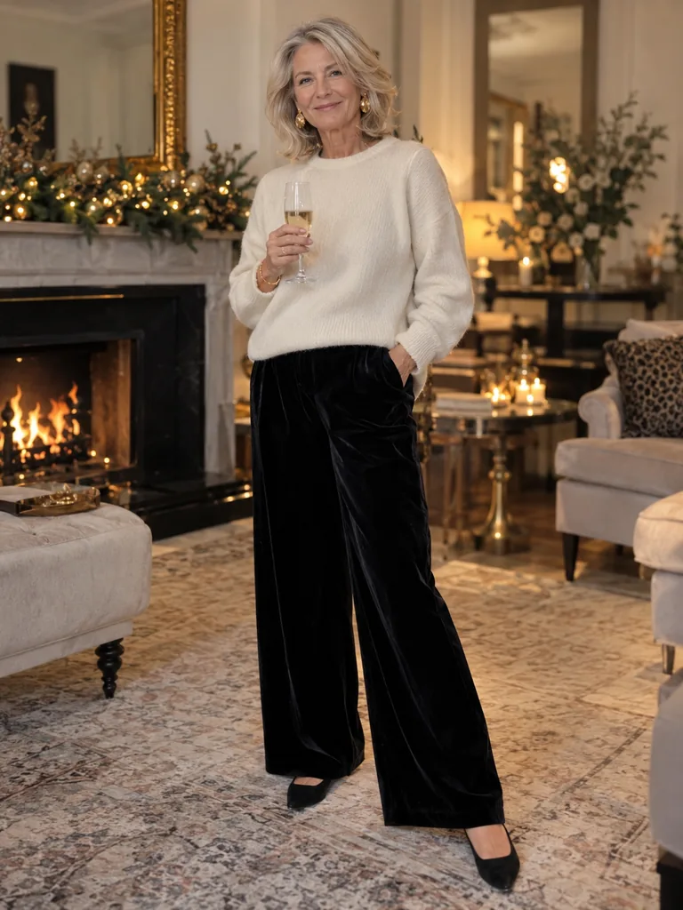 45 Classy and Comfortable New Years Outfit Ideas for Women Over 50 - image 34