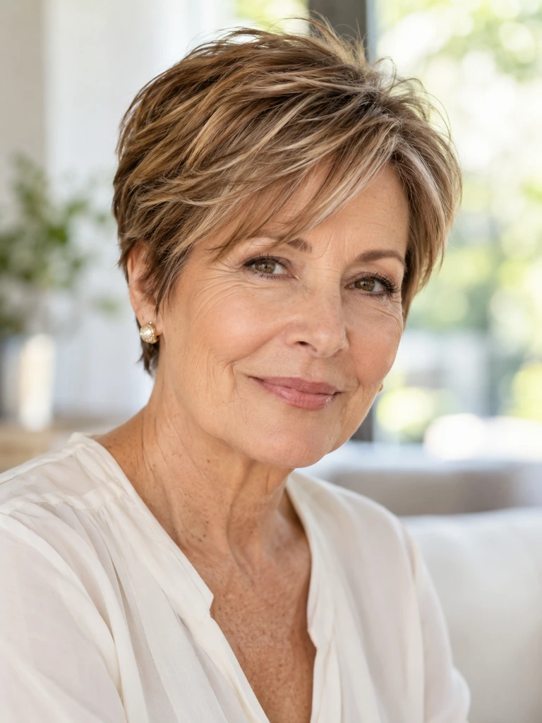 45 Feminine Short Haircuts for Women Over 60 That Feel Soft, Modern, and Flattering - image 34