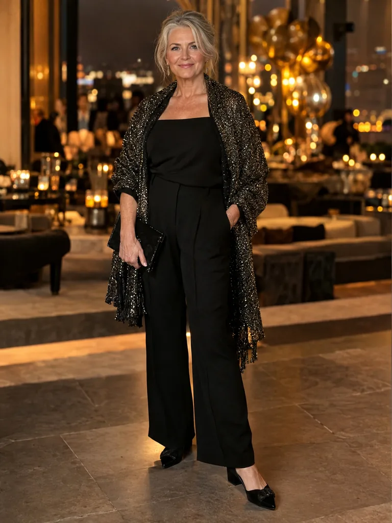 45 Classy and Comfortable New Years Outfit Ideas for Women Over 50 - image 35
