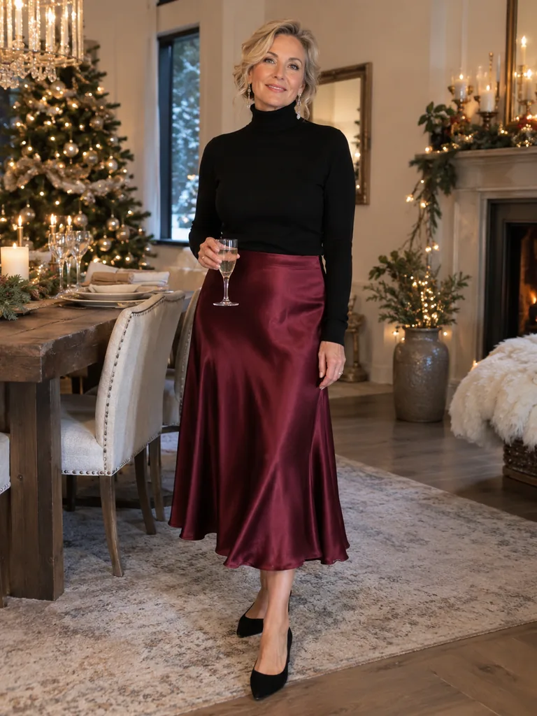 45 Classy and Comfortable New Years Outfit Ideas for Women Over 50 - image 36