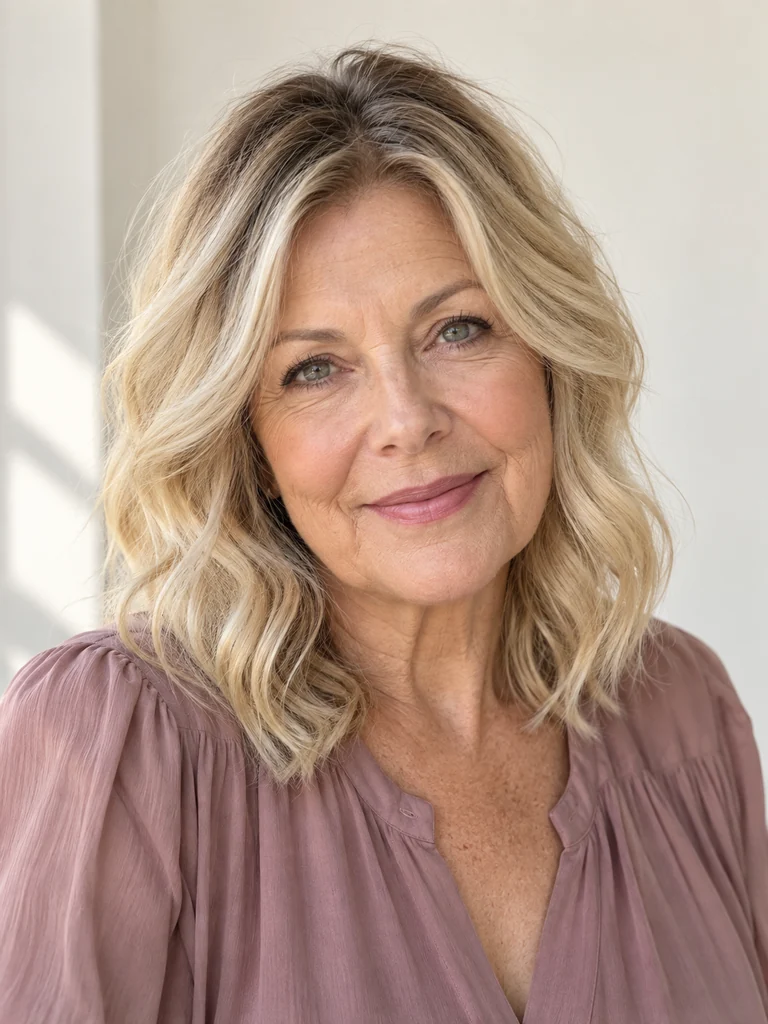 45 Best Hair Colors for Women Over 60 With Medium-Length Hair - image 36