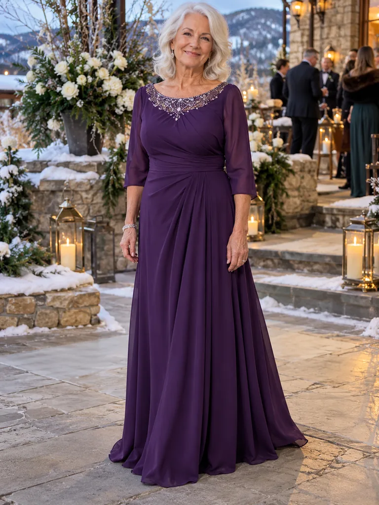45 Classy Winter Wedding Dresses for Grandma to Look Beautiful - image 36
