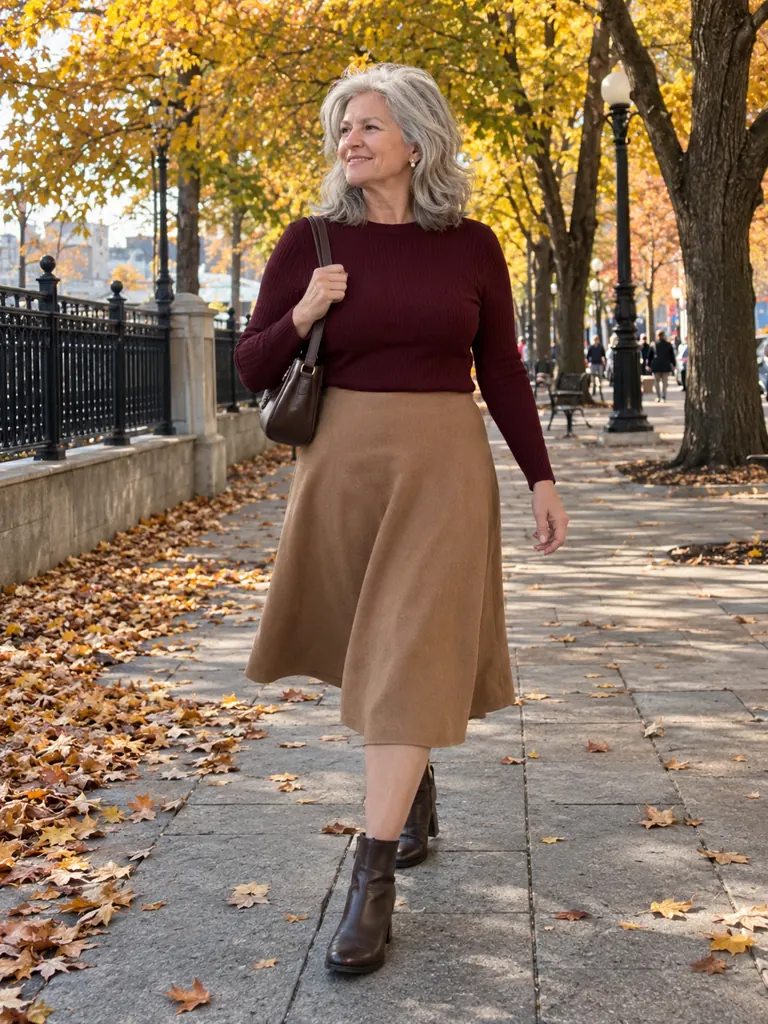 45 Chic Fall Travel Outfits for Women Over 60 for Effortless Autumn Style - image 36