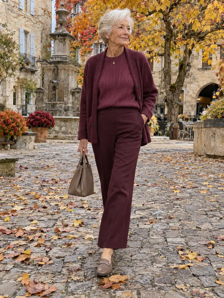 45 Chic Fall Travel Outfits for Women Over 60 for Effortless Autumn Style - image 37