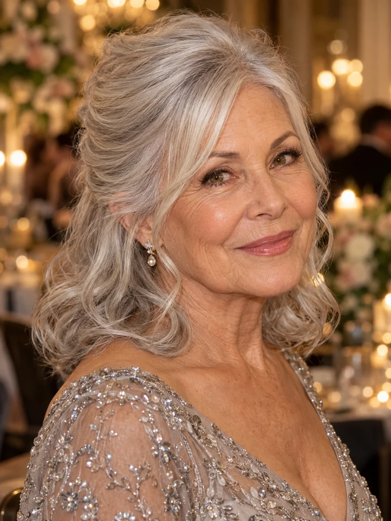 45 Graceful Wedding Hairstyle for Women Over 70 Ideas Perfect for Mature Hair - image 37