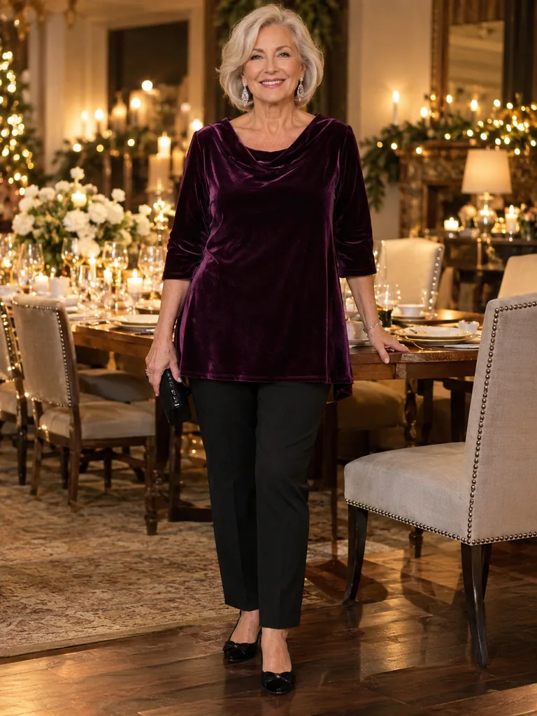45 Classy and Comfortable New Years Outfit Ideas for Women Over 50 - image 38