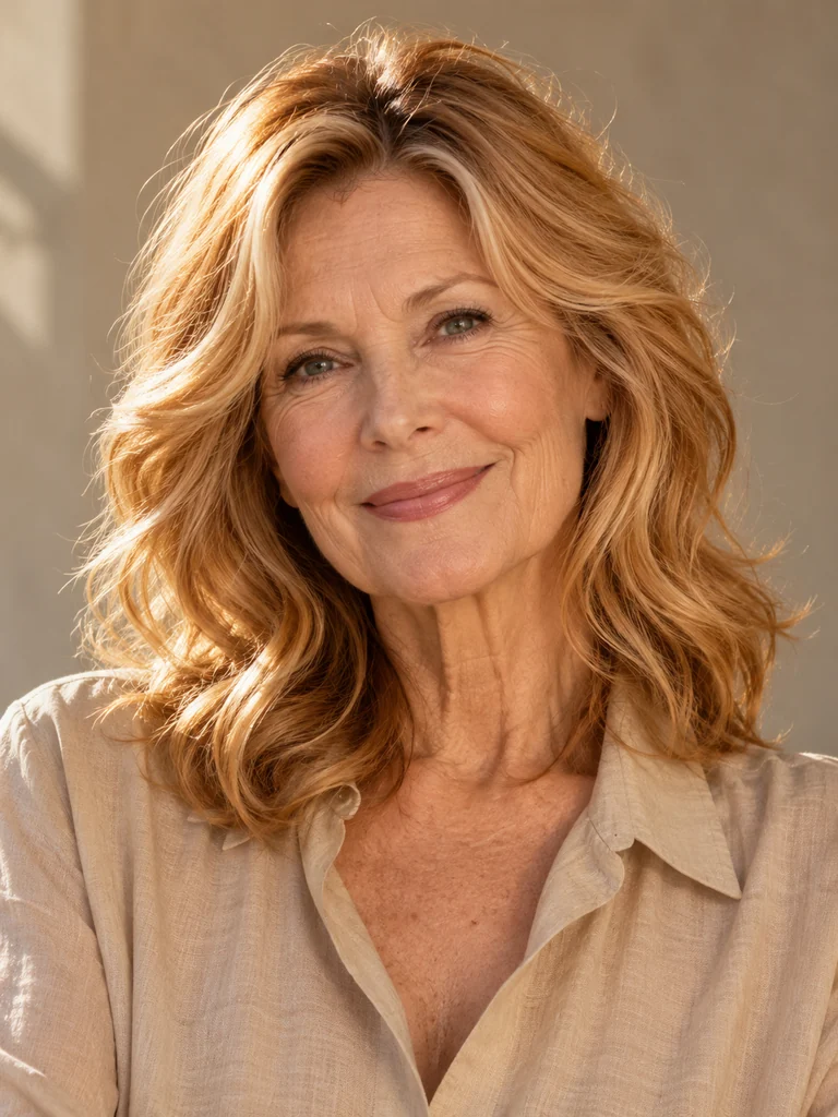 45 Best Hair Colors for Women Over 60 With Medium-Length Hair - image 38
