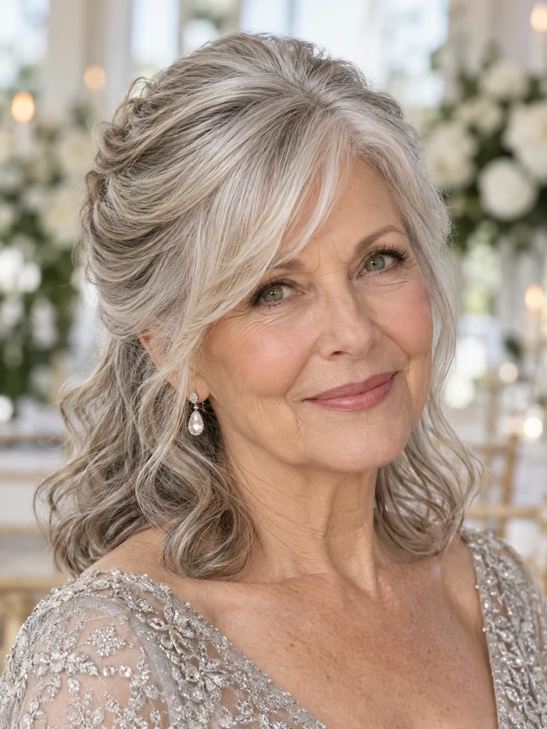 45 Graceful Wedding Hairstyle for Women Over 70 Ideas Perfect for Mature Hair - image 38