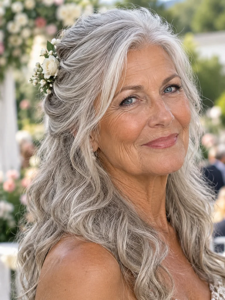 45 Graceful Wedding Hairstyle for Women Over 70 Ideas Perfect for Mature Hair - image 39