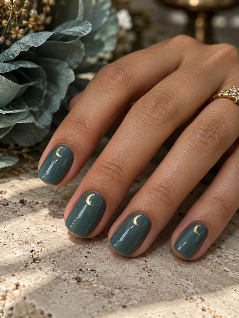 45 Dreamy Short Fall Wedding Nails for Bride With Delicate Bridal Details - image 39