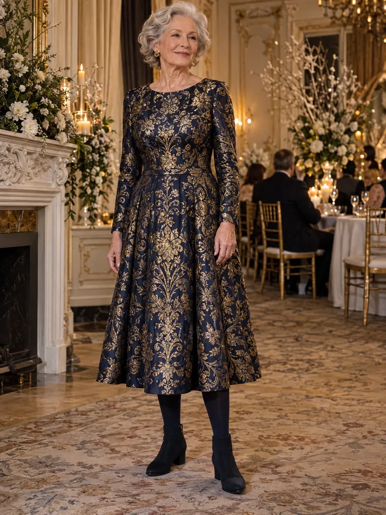 45 Warm Midi Dresses for Women Over 70 for Effortlessly Elegant Winter Style - image 39