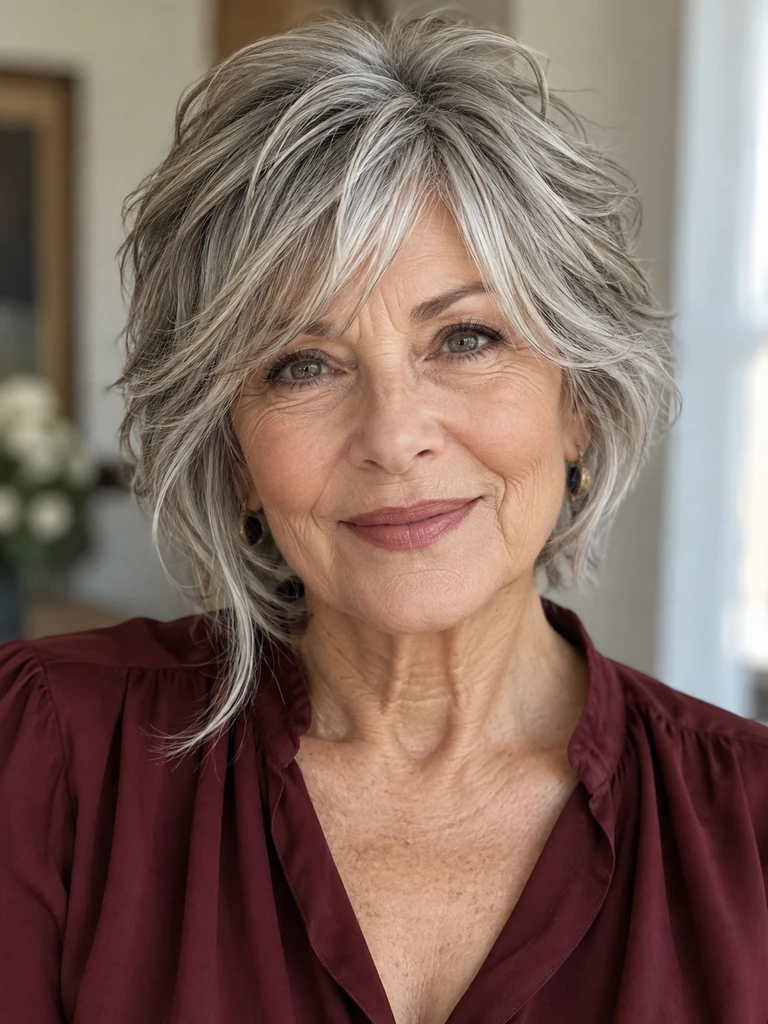 45 Feminine Short Haircuts for Women Over 60 That Feel Soft, Modern, and Flattering - image 39