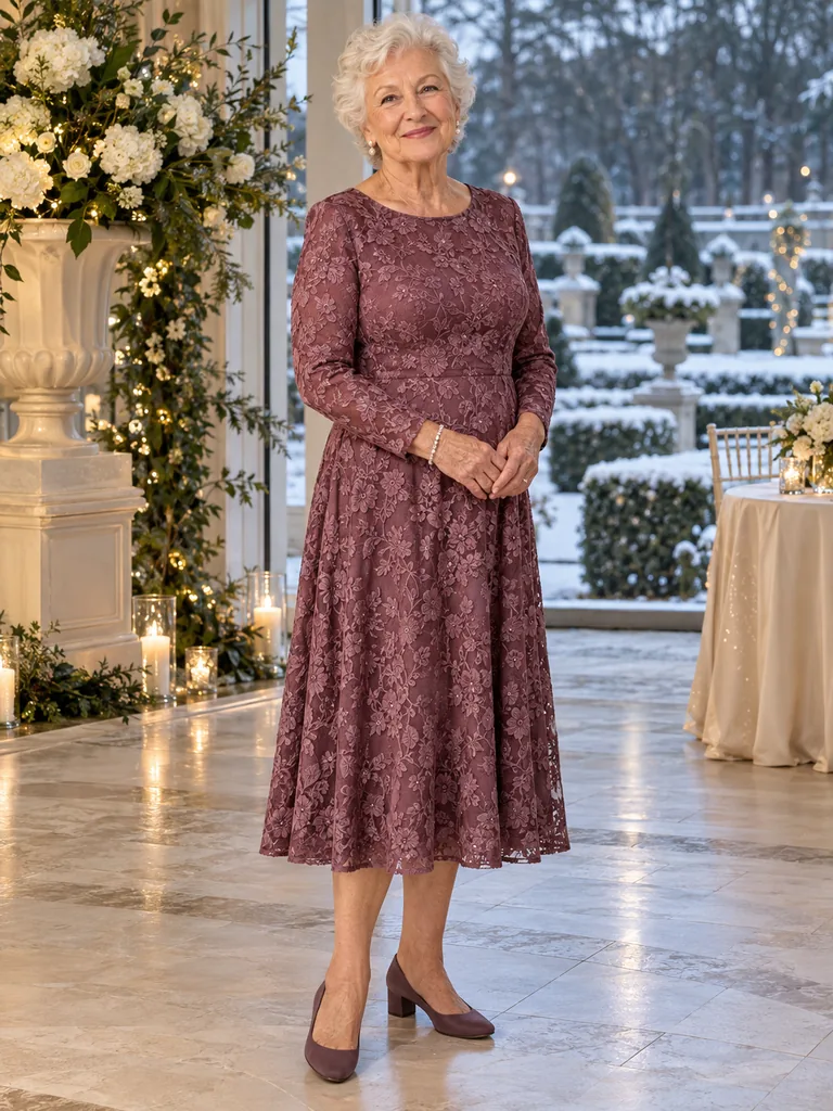 45 Warm Midi Dresses for Women Over 70 for Effortlessly Elegant Winter Style - image 40