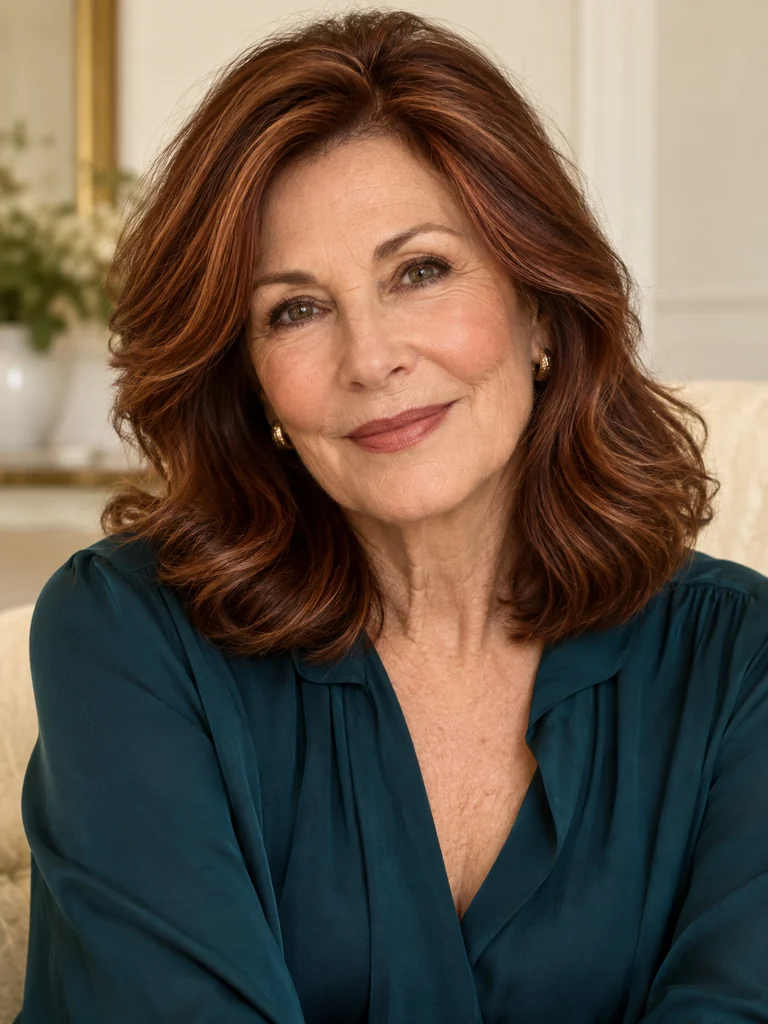 45 Best Hair Colors for Women Over 60 With Medium-Length Hair - image 40