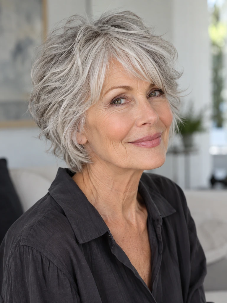 45 Feminine Short Haircuts for Women Over 60 That Feel Soft, Modern, and Flattering - image 40