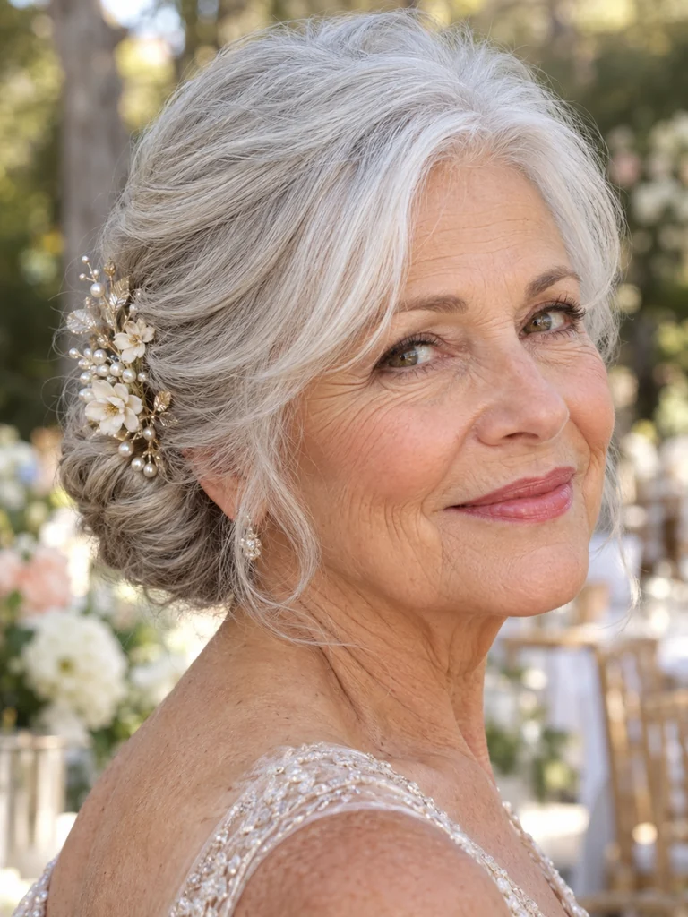 45 Graceful Wedding Hairstyle for Women Over 70 Ideas Perfect for Mature Hair - image 41