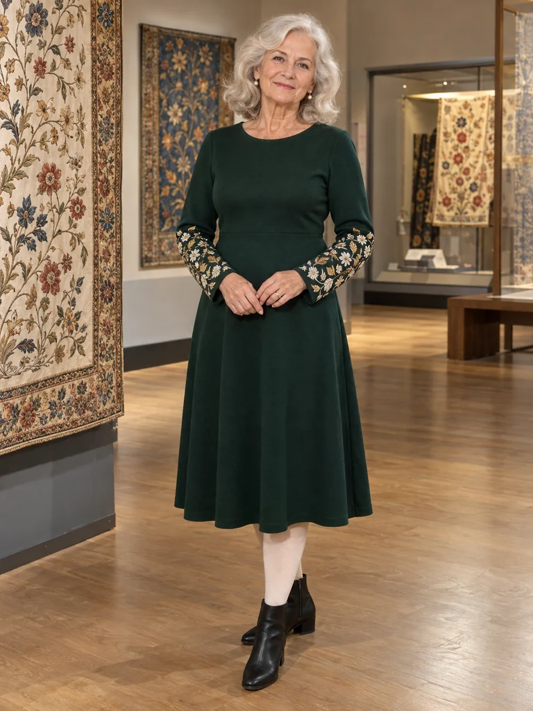 45 Warm Midi Dresses for Women Over 70 for Effortlessly Elegant Winter Style - image 42