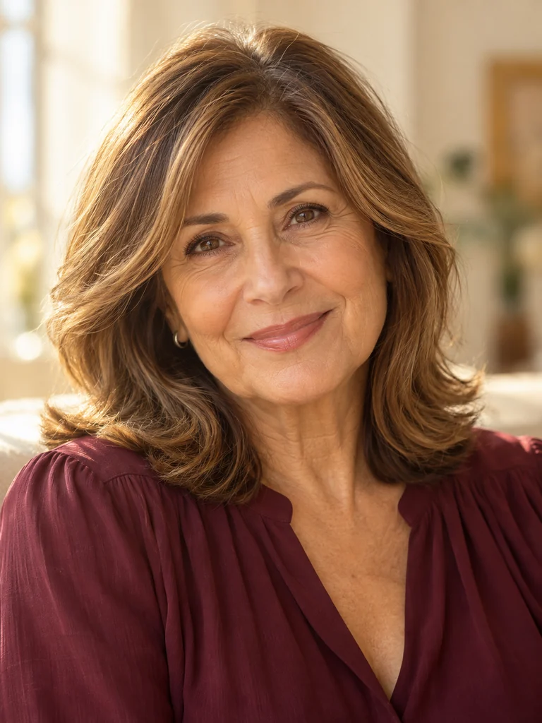 45 Best Hair Colors for Women Over 60 With Medium-Length Hair - image 42
