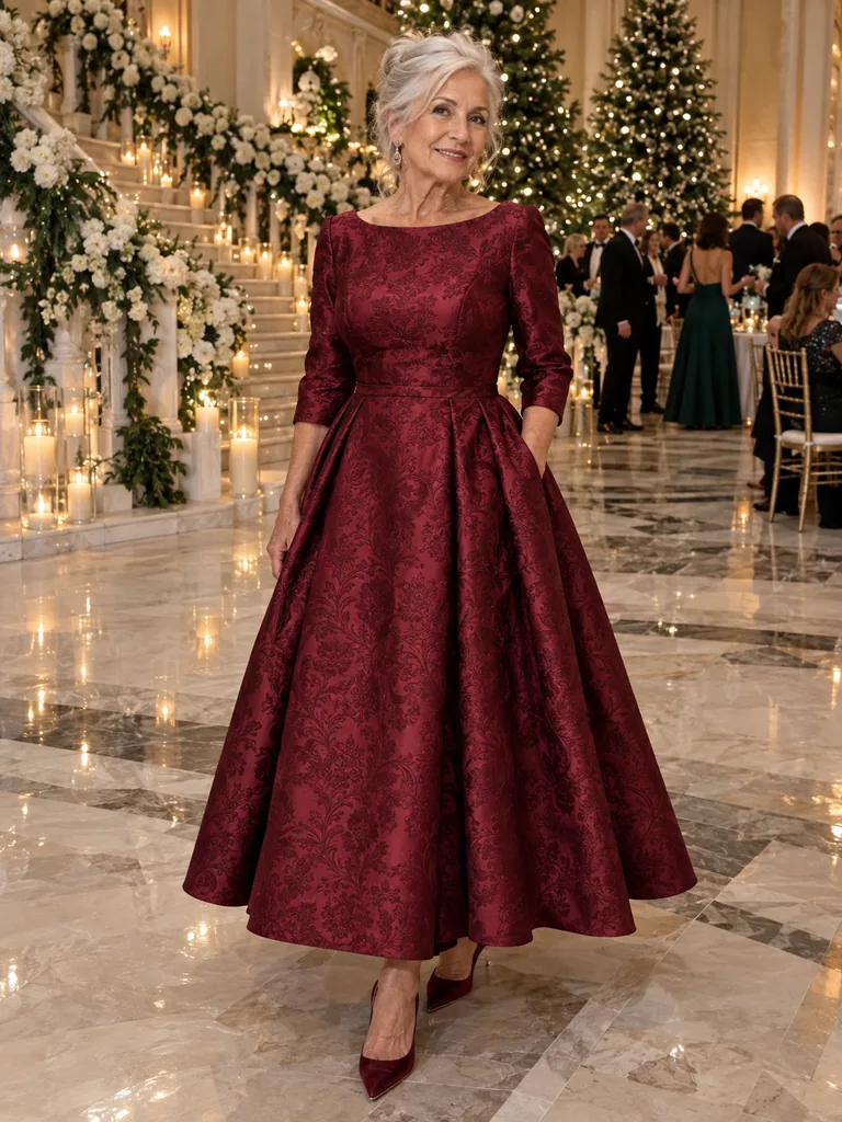 45 Classy Winter Wedding Dresses for Grandma to Look Beautiful - image 43