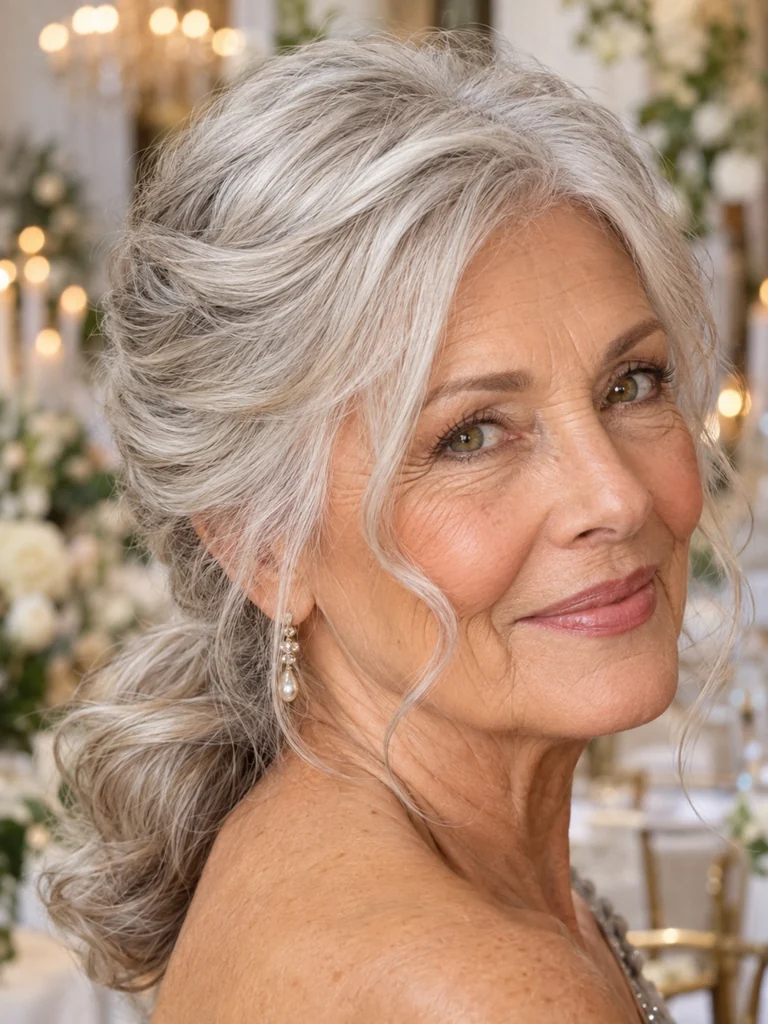 45 Graceful Wedding Hairstyle for Women Over 70 Ideas Perfect for Mature Hair - image 43