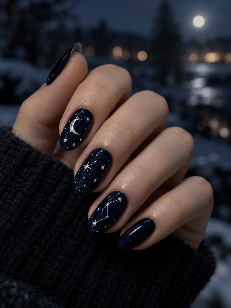 45 Winter Gel Nail Designs That Look Sophisticated and Stylish - image 43