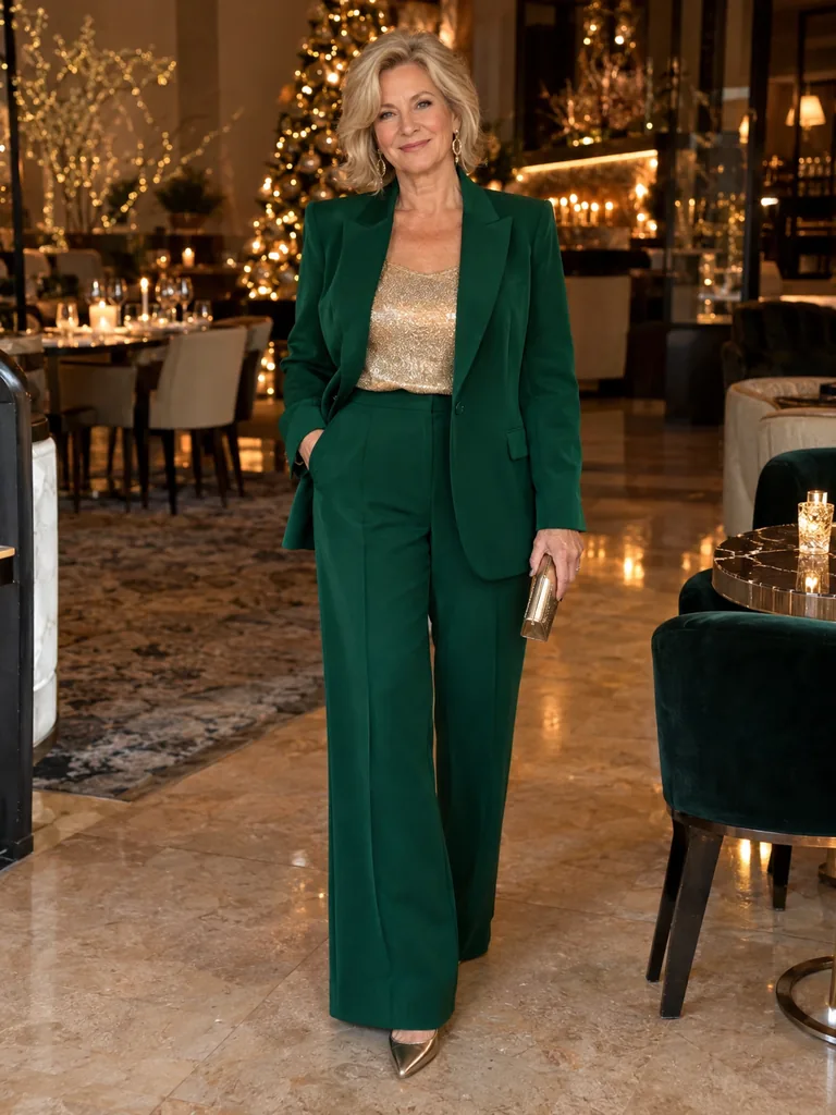 45 Classy and Comfortable New Years Outfit Ideas for Women Over 50 - image 44