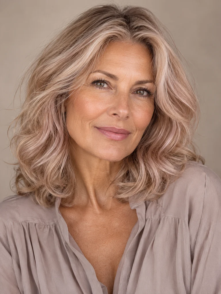 45 Best Hair Colors for Women Over 60 With Medium-Length Hair - image 44