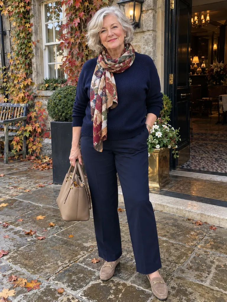 45 Chic Fall Travel Outfits for Women Over 60 for Effortless Autumn Style - image 44