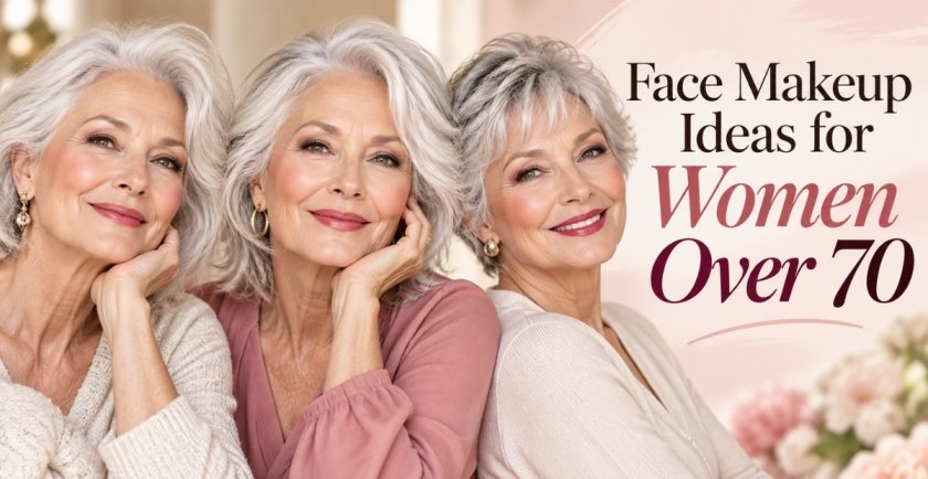 Face Makeup Ideas for Women Over 70