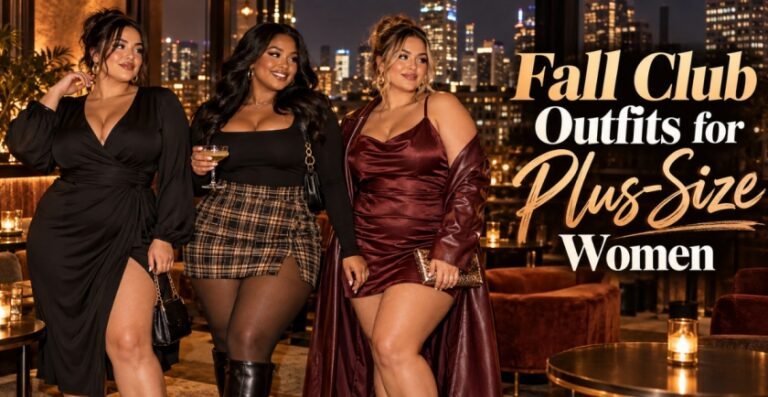 45 Fall Club Outfits for Plus-Size Women That Look Chic and Confident