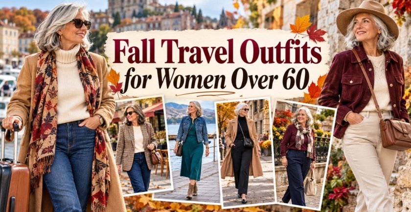 Fall Travel Outfits for Women Over 60