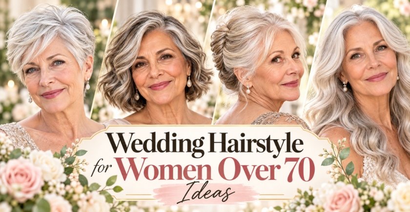 Wedding Hairstyle for Women Over 70 Ideas